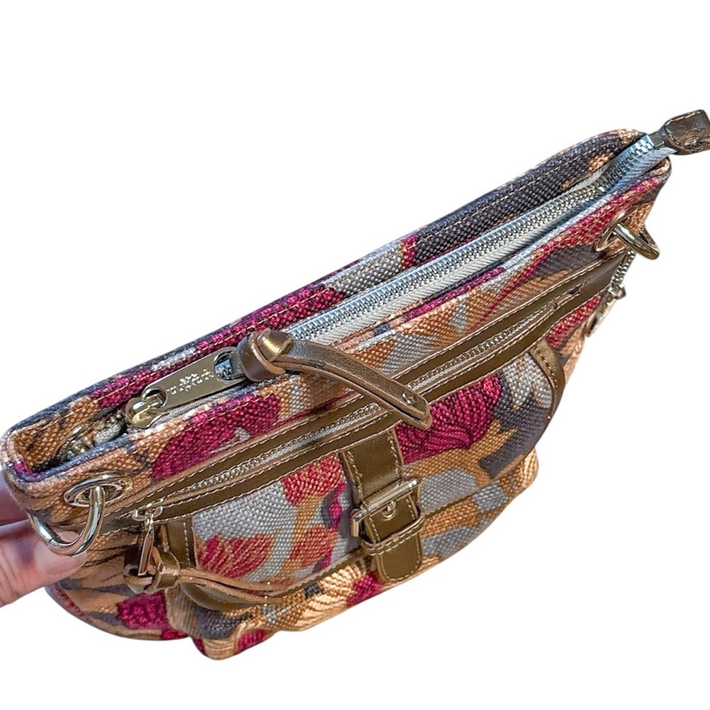 Spartina 449 Floral Canvas Crossbody Bag - Picture 5 of 9